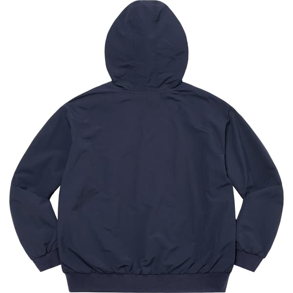 Supreme Appliqué Hooded Track Jacket - Navy (front)