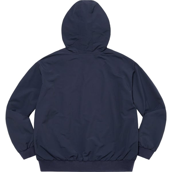 Supreme Appliqué Hooded Track Jacket - Navy (front)