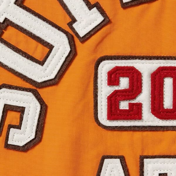 Supreme Appliqué Hooded Track Jacket - Orange (front)