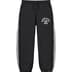 Supreme Appliqué Track Pant - Black (front)