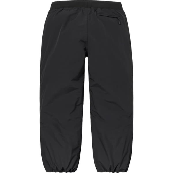 Supreme Appliqué Track Pant - Black (front)