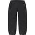 Supreme Appliqué Track Pant - Black (front)