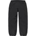 Supreme Appliqué Track Pant - Black (front)