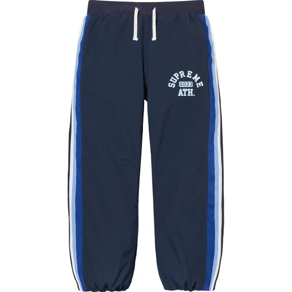 Supreme Appliqué Track Pant - Navy (front)