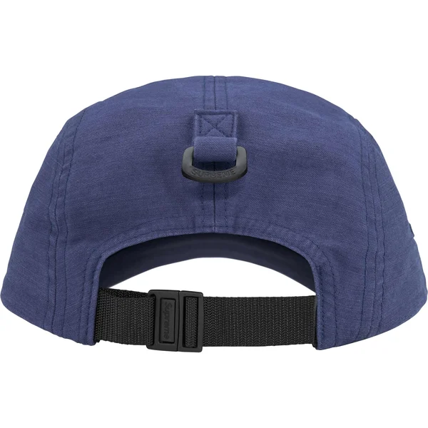 Supreme Arabic Label Camp Cap - Dark Blue (front)