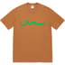 Supreme Arabic Logo Tee - Light Brown (front)
