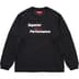 Supreme Arabic Mesh L/S Top - Black (front)