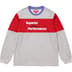 Supreme Arabic Mesh L/S Top - Grey (front)