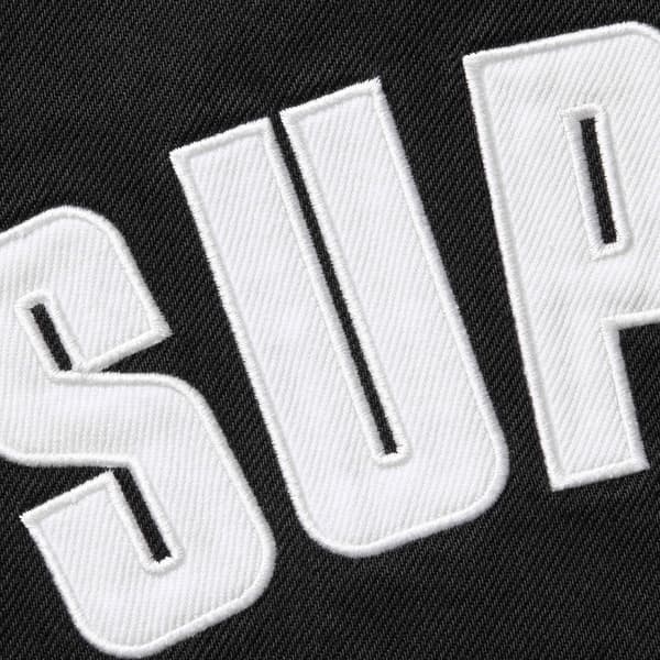 Supreme Arc Denim Coaches Jacket - Black (front)