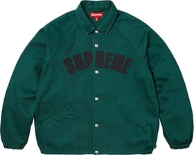 Supreme Arc Denim Coaches Jacket Green