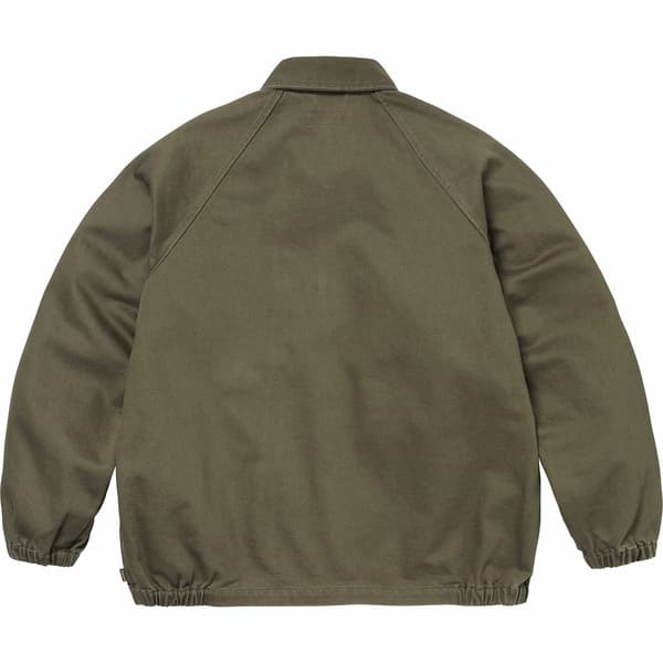 Supreme Arc Denim Coaches Jacket - Olive (front)