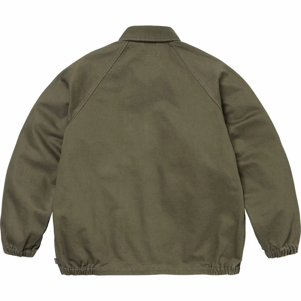 Supreme Arc Denim Coaches Jacket - Olive (front)