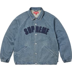 Supreme Arc Denim Coaches Jacket Washed Indigo