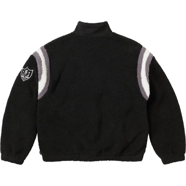 Supreme Arc Half Zip Fleece Pullover - Black (front)