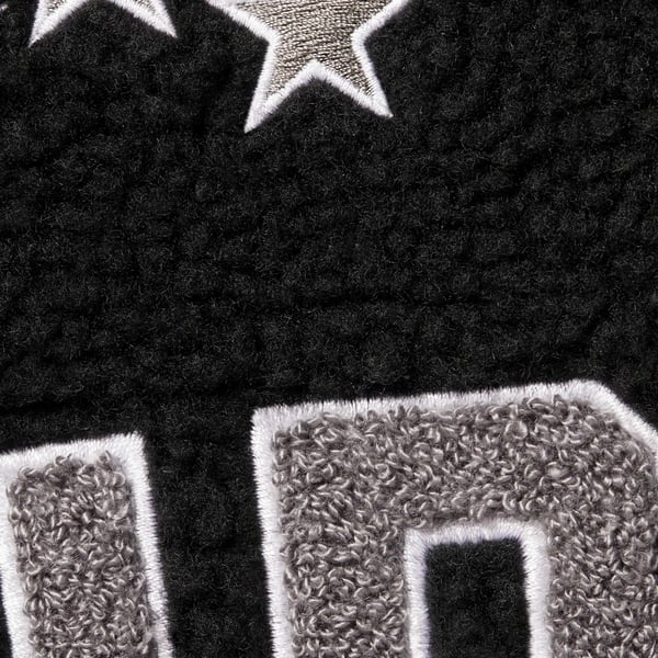 Supreme Arc Half Zip Fleece Pullover - Black (front)