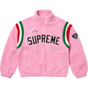 Supreme Arc Half Zip Fleece Pullover Pink