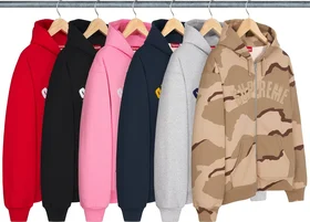 Supreme Arc Thermal Lined Zip Up Hooded Sweatshirt