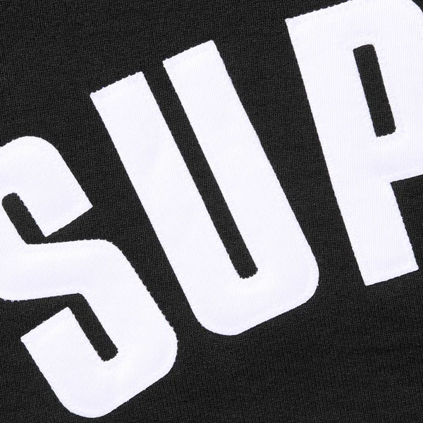 Supreme Arc Thermal Lined Zip Up Hooded Sweatshirt - Black (front)