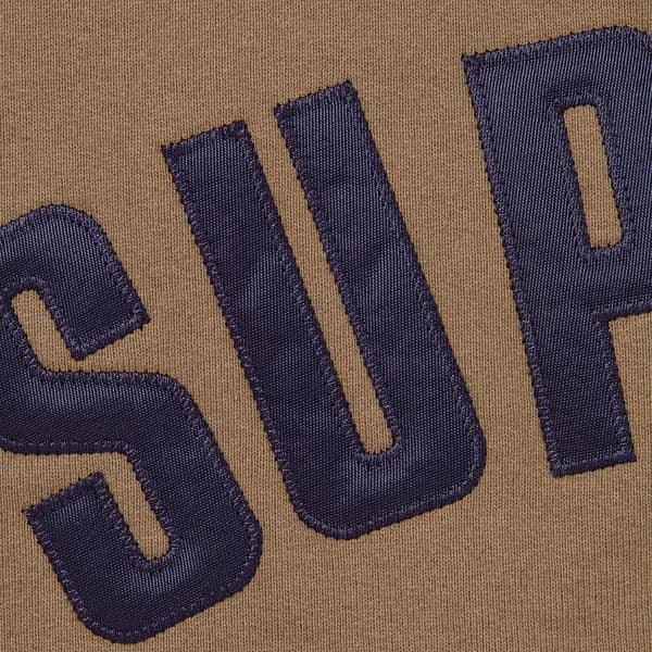 Supreme Arc Thermal Lined Zip Up Hooded Sweatshirt - Dusty Brown (front)