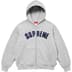 Supreme Arc Thermal Lined Zip Up Hooded Sweatshirt - Heather Grey (front)