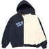Supreme Arc Thermal Lined Zip Up Hooded Sweatshirt - Navy (front)
