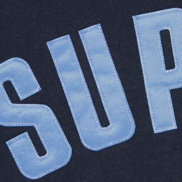 Supreme Arc Thermal Lined Zip Up Hooded Sweatshirt - Navy (front)