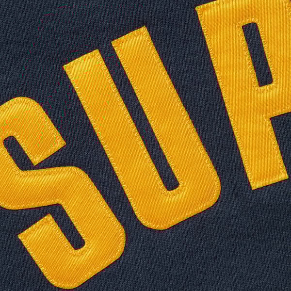 Supreme Arc Thermal Lined Zip Up Hooded Sweatshirt - Navy (front)