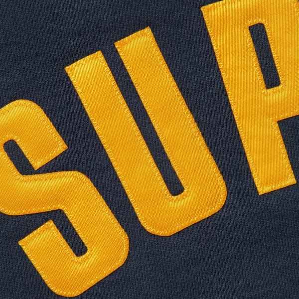 Supreme Arc Thermal Lined Zip Up Hooded Sweatshirt - Navy (front)