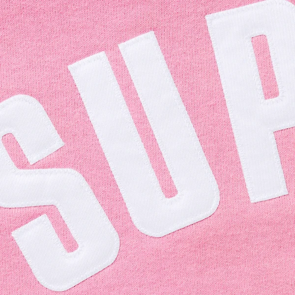 Supreme Arc Thermal Lined Zip Up Hooded Sweatshirt - Pink (front)