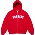 Supreme Arc Thermal Lined Zip Up Hooded Sweatshirt - Red (front)