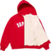 Supreme Arc Thermal Lined Zip Up Hooded Sweatshirt - Red (front)