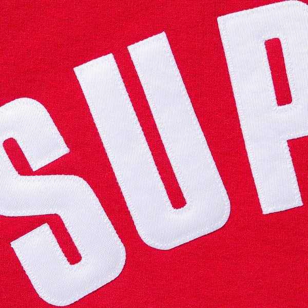 Supreme Arc Thermal Lined Zip Up Hooded Sweatshirt - Red (front)