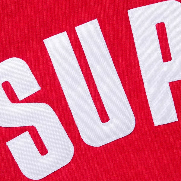 Supreme Arc Thermal Lined Zip Up Hooded Sweatshirt - Red (front)