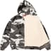 Supreme Arc Thermal Lined Zip Up Hooded Sweatshirt - Snow Camo (front)