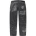 Supreme Archive Denim Jacquard Regular Jean - Black (front)