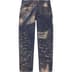 Supreme Archive Denim Jacquard Regular Jean - Blue (front)