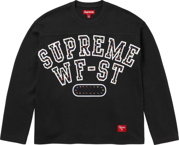 Supreme Athletic Studded L/S Top - Black (front)