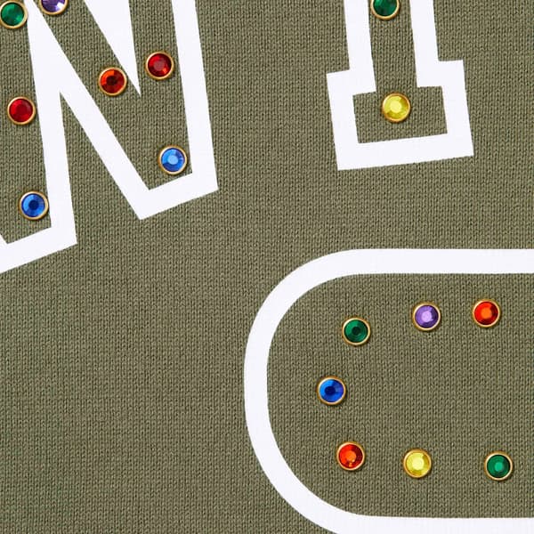 Supreme Athletic Studded L/S Top - Olive (front)