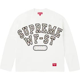 Supreme Athletic Studded L/S Top White