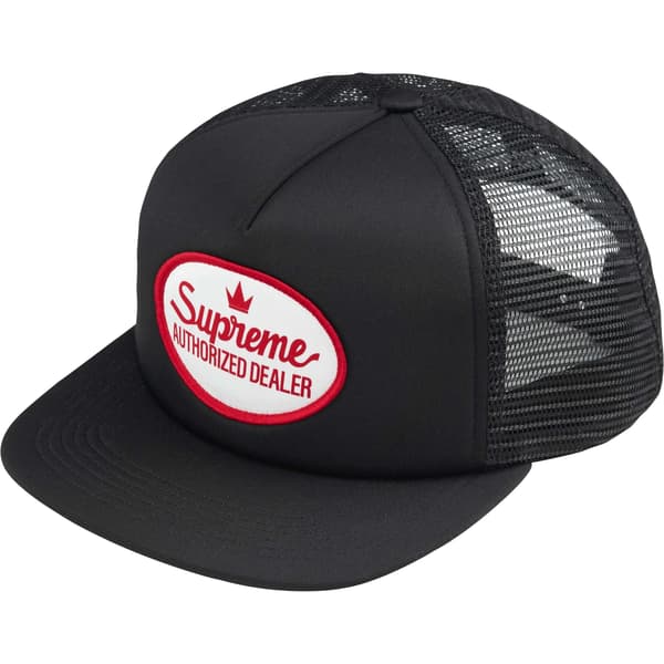 Supreme Authorized Mesh Back 5-Panel - Black (front)