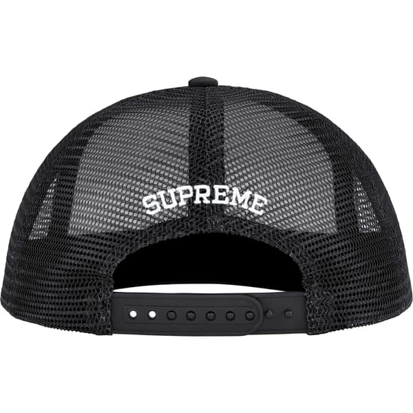 Supreme Authorized Mesh Back 5-Panel - Black (front)