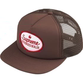 Supreme Authorized Mesh Back 5-Panel Brown