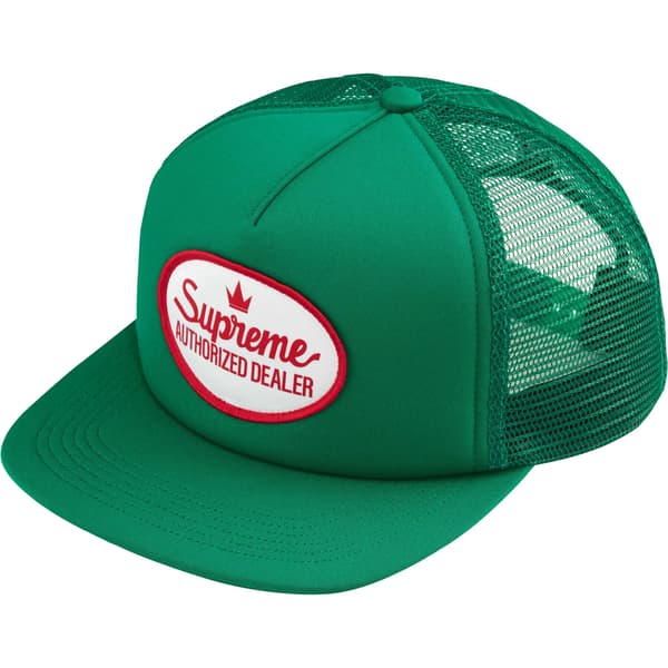 Supreme Authorized Mesh Back 5-Panel - Green (front)