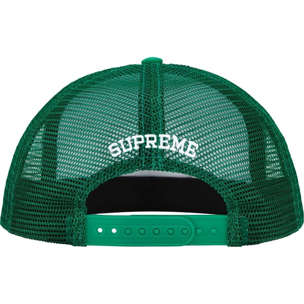 Supreme Authorized Mesh Back 5-Panel - Green (front)