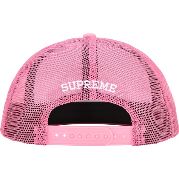 Supreme Authorized Mesh Back 5-Panel - Pink (front)