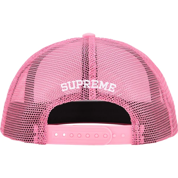 Supreme Authorized Mesh Back 5-Panel - Pink (front)