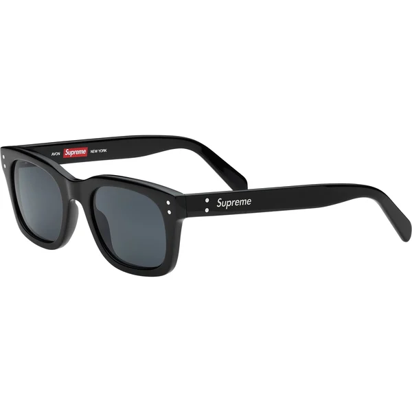 Supreme Avon Sunglasses - Black (front)