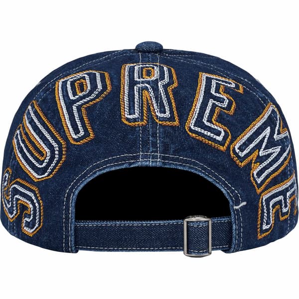 Supreme Back Arc 6-Panel - Denim (front)
