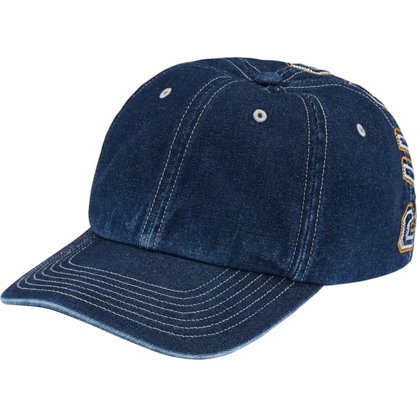 Supreme Back Arc 6-Panel - Denim (front)