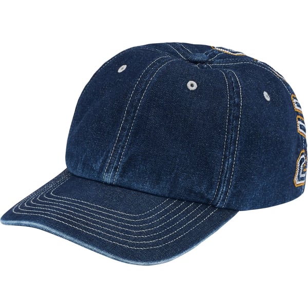 Supreme Back Arc 6-Panel - Denim (front)